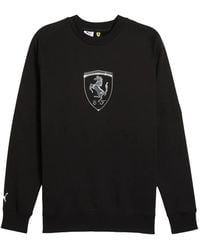 PUMA - X Scuderia Ferrari Race Big Shield Sweatshirt - Lyst