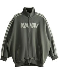 adidas - Stripe-Detail Zip-Up Jacket - Lyst