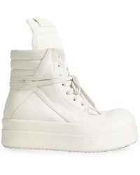 Rick Owens - Mega Bumper Geobasket Zip-Up Sneakers - Lyst