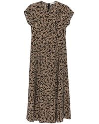 Marc O' Polo - Floral-Print Cap-Sleeve Dress - Lyst