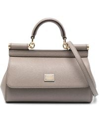 Dolce & Gabbana - Small Sicily Tote Bag - Lyst