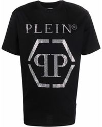 Philipp Plein - T-shirt Met Logo - Lyst