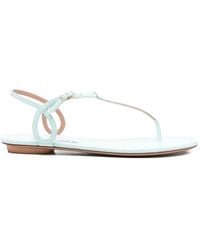 Aquazzura - Almost Bare Flat Sandals - Lyst