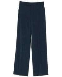Patrizia Pepe - Logo-Plaque Straight-Leg Trousers - Lyst