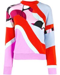 Emilio Pucci Contrast Panels Jumper - Pink