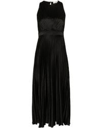 Sandro - Pleated Midi Dress - Lyst