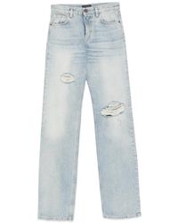 Haikure - Distressed Straight-Leg Jeans - Lyst