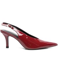 Patrizia Pepe - 80Mm Slingback Pointed-Toe Pumps - Lyst
