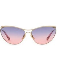 Chloé - Lunettes De Soleil Uma À Monture Papillon Et Verres En Dégradé - Lyst