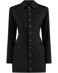 Manière De Voir - Amélie Button Blazer Mini Dress - Lyst