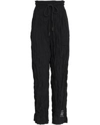 Osklen - Crinkled-Effect Trousers - Lyst