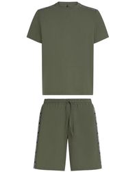 KARL LAGERFELD - Logo Tape Pajama Set - Lyst
