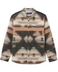 AFTERMATHS - Hemd mit Ikat-Muster - Lyst