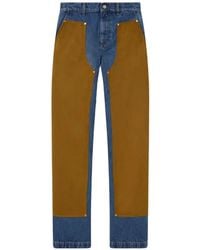 Stella McCartney - Panelled Straight-Leg Jeans - Lyst