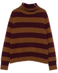 Be You - Striped Roll-Neck Sweater - Lyst