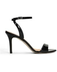 The Seller - Patent-Finish Ankle-Strap Sandals - Lyst