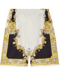 Versace - 'Coral Theatre' Print Bermuda Shorts - Lyst