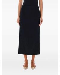 Valentino Garavani - Wool Midi Pencil Skirt - Lyst