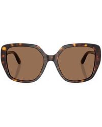 Dolce & Gabbana - Tortoise-Effect Butterfly-Frame Sunglasses - Lyst