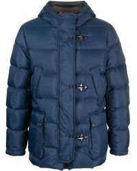 Fay - Carabiner-fastening Padded Down Jacket - Lyst