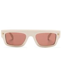McQueen - Rectangle-Frame Sunglasses - Lyst