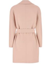 コート MAX MARA PINK WOOL BLEND AJACCIO COAT Coats Pink Woman | Max Mara