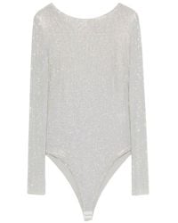 Twentyfourhaitch - Crystal-Embellished Long-Sleeve T-Shirt - Lyst