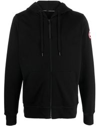 Canada Goose - Cotton Logo-patch Hoodie - Lyst
