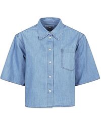 SOSUE - Chest-Pocket Short-Sleeve Shirt - Lyst