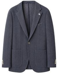 Tombolini - Pinstripe-Pattern Notched-Lapel Jacket - Lyst