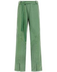 The Attico - Front-Split Trousers - Lyst