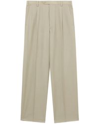 AURALEE - Tropical Wool-mohair Cropped Trousers - Lyst