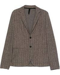 Harris Wharf London - Jacke mit Fischgrätenmuster - Lyst