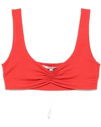 MANURI - Gathered Cropped Top - Lyst