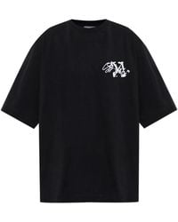 Off-White c/o Virgil Abloh - Embroidered Logo T-Shirt - Lyst