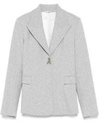 Patrizia Pepe - Tailored Blazer With Sharp Lapel - Lyst
