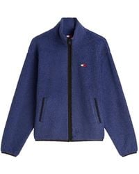 Tommy Hilfiger - Fleece Zip-Up Jacket - Lyst