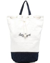 MC2 Saint Barth - Logo-Embroidered Backpack - Lyst