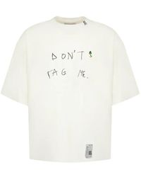 Maison Mihara Yasuhiro - Don'T-Tag-Me.-Printed T-Shirt - Lyst