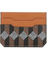 AU DEPART - Geometric-Print Card Holder - Lyst
