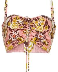 Cara Cara - Maidstone Floral-Print Drawstring Top - Lyst