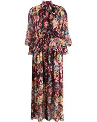 Zimmermann Jurk Met Bloemdessin - Rood