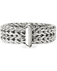 John Hardy - Anillo Icon Link Bar En Plata De Ley - Lyst