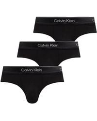 Calvin Klein - Logo-Waistband Briefs (Set Of Three) - Lyst