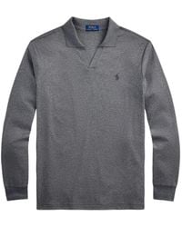 Polo Ralph Lauren - Cotton Long-Sleeve Polo Shirt - Lyst