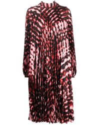 Gianluca Capannolo - Abstract-print Satin Dress - Lyst