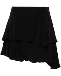 IRO - Ruffled Flared Mini Skirt - Lyst