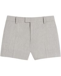 Ami Paris - Crepe Wool Shorts - Lyst