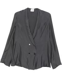 Alysi - Double-Breasted Jacket - Lyst