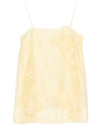 Aje. - Cloudscape Floral-Appliqué Blouse - Lyst